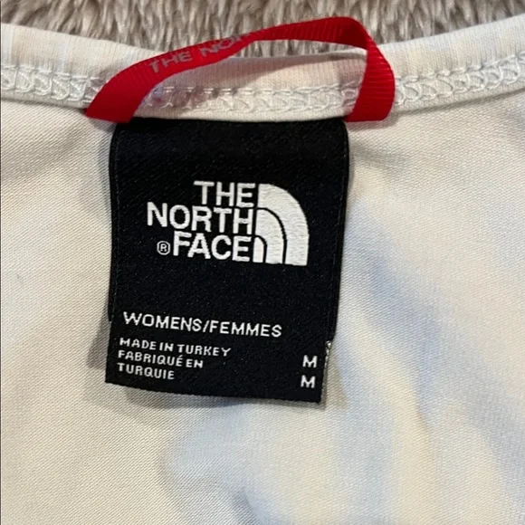 The North Face Women's Cream/light blue tank top - Picture 4 of 4